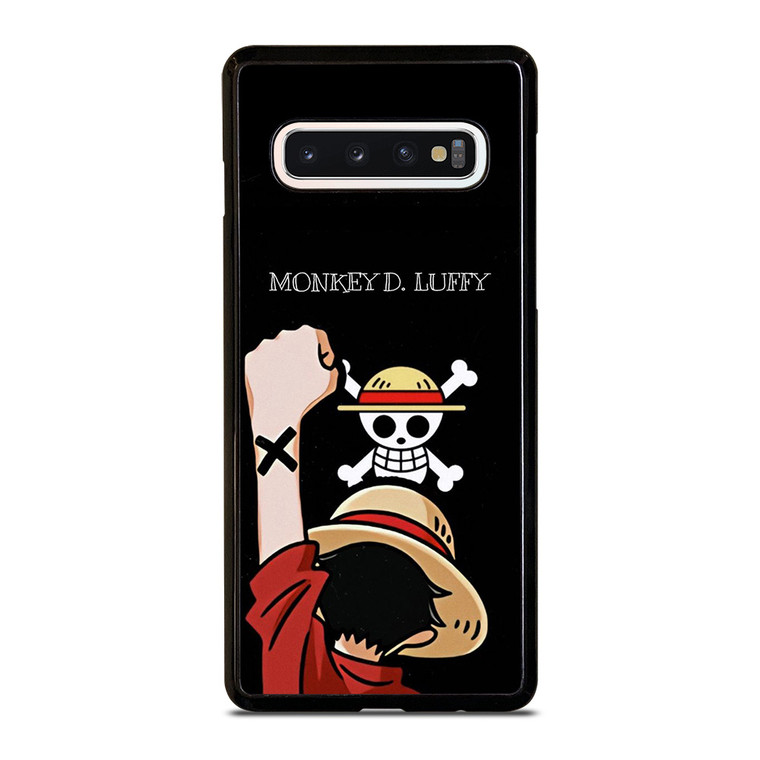 MONKEY D LUFFY ANIME LOGO Samsung Galaxy S10 Case Cover