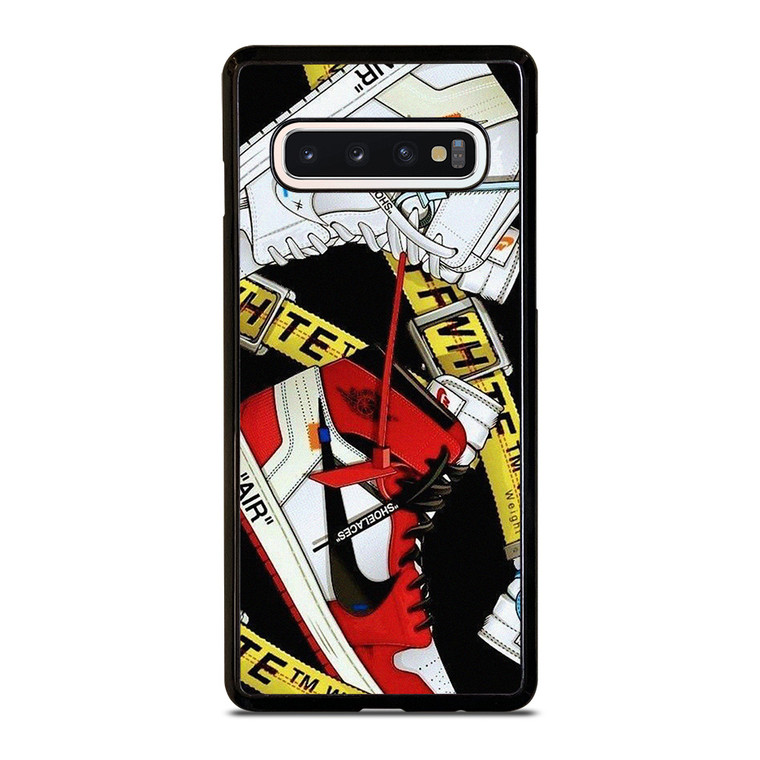 NIKE AIR JORDAN OFF WHITE COLLECTION Samsung Galaxy S10 Case Cover NIKE AIR JORDAN OFF WHITE COLLECTION Samsung Galaxy S10 Case Cover