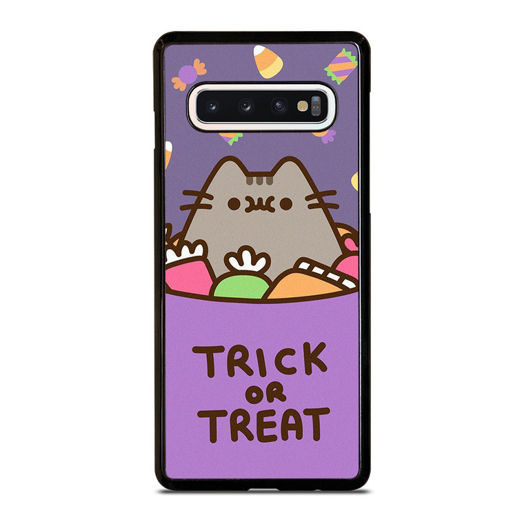 PUSHEEN THE CAT HALLOWEEN TRICK OR TREAT Samsung Galaxy S10 Case Cover