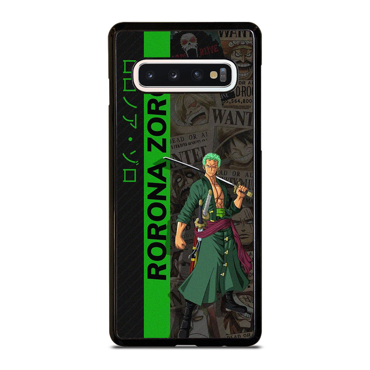 RORONA ZORO ANIME MANGA Samsung Galaxy S10 Case Cover