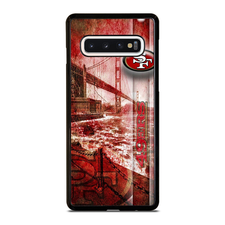 SAN FRANCISCO 49ERS GRUNGE LOGO Samsung Galaxy S10 Case Cover SAN FRANCISCO 49ERS GRUNGE LOGO Samsung Galaxy S10 Case Cover
