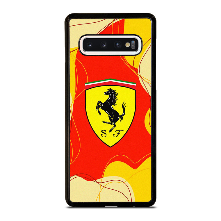 SCUDERIA FERRARI AESTHETIC LOGO Samsung Galaxy S10 Case Cover SCUDERIA FERRARI AESTHETIC LOGO Samsung Galaxy S10 Case Cover