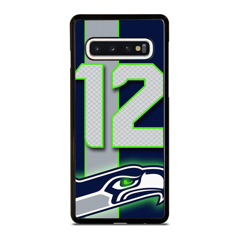SEATTLE SEAHAWKS NFL 12 MAN LOGO Samsung Galaxy S10 Case Cover