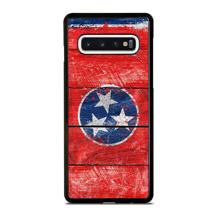 TENNESSEE FLAG WOOD LOGO Samsung Galaxy S10 Case Cover