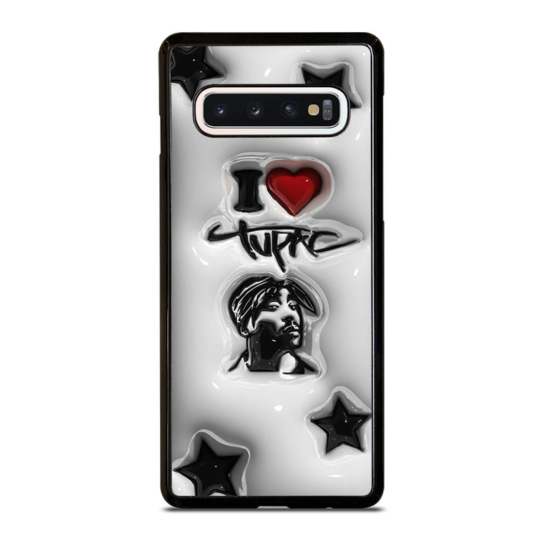 TUPAC SHAKUR RAPPER PLASTIC ART Samsung Galaxy S10 Case Cover