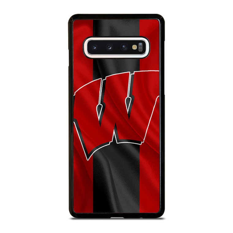 WISCONSIN BADGERS FLAG Samsung Galaxy S10 Case Cover