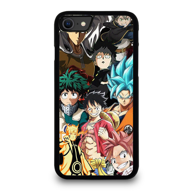 ANIME CARTOON CROSSOVER iPhone SE 2020 Case Cover
