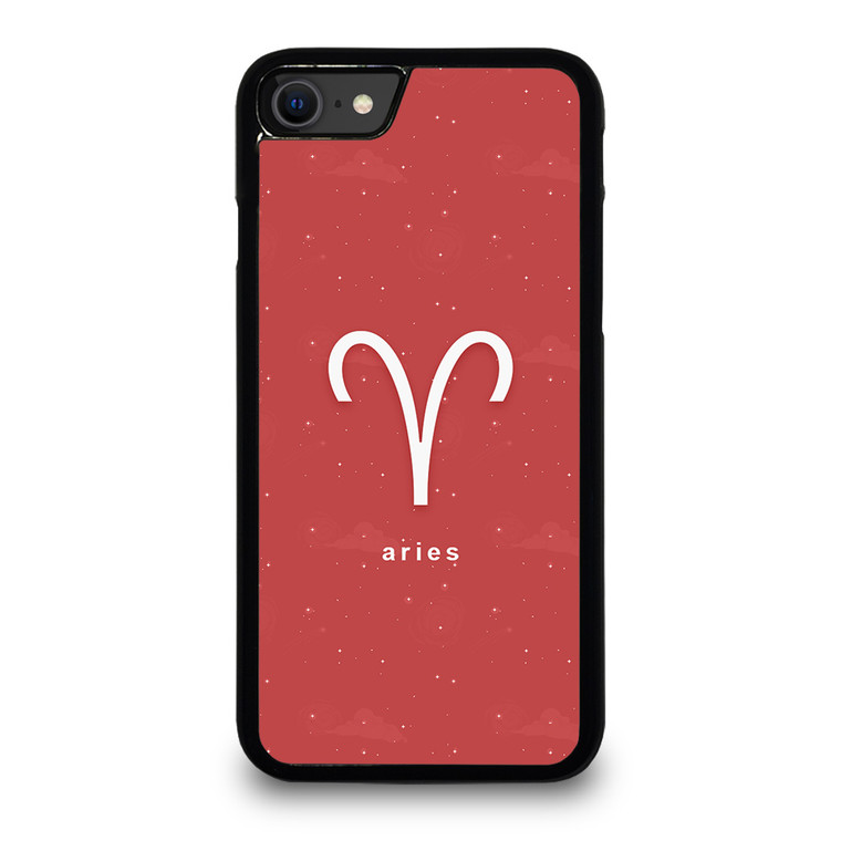 ARIES ZODIAC SIGN PINK iPhone SE 2020 Case Cover