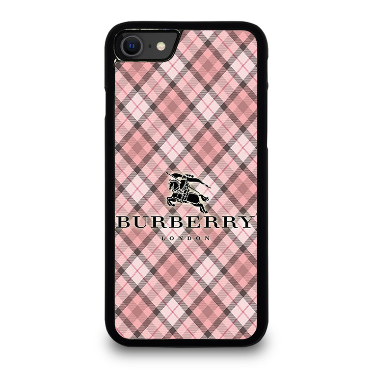 BURBERRY LONDON PINK PATTERN iPhone SE 2020 Case Cover