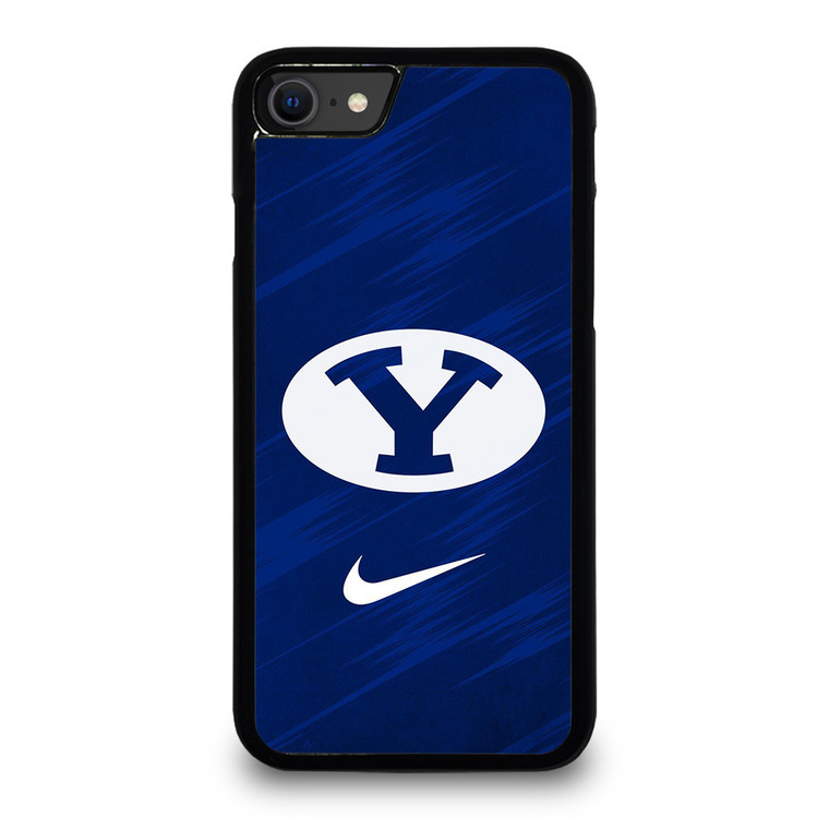 BYU COUGARS FOOTBALL NIKE LOGO iPhone SE 2020 Case Cover