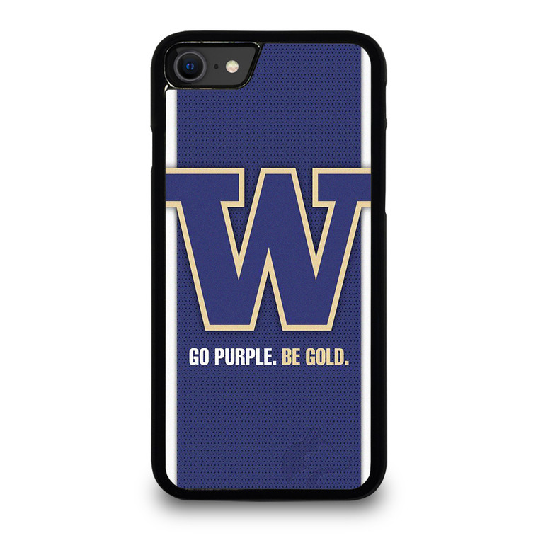 GO PURPLE WASHINGTON HUSKIES FOOTBALL iPhone SE 2020 Case Cover