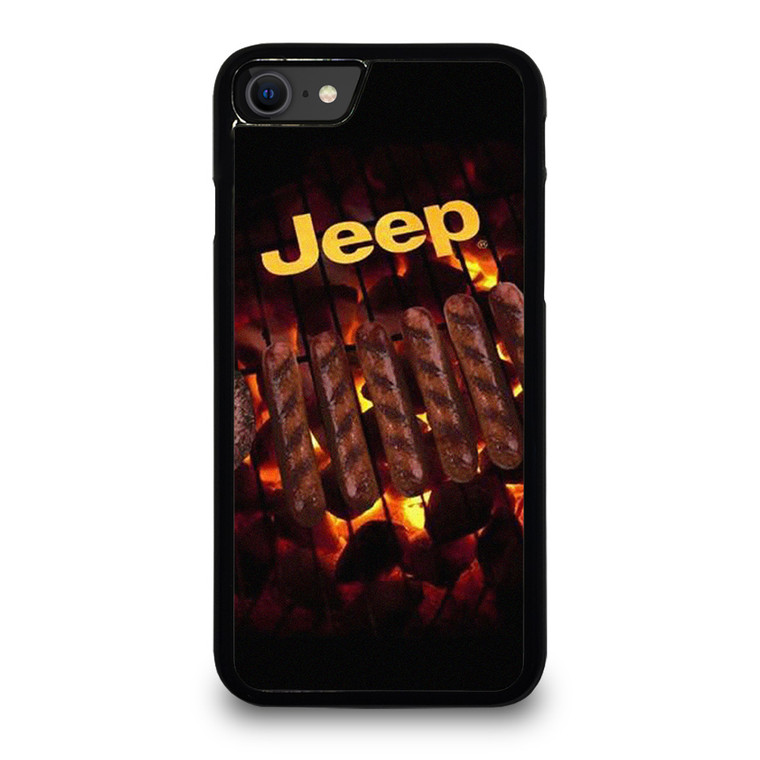 JEEP BURNING LOGO iPhone SE 2020 Case Cover
