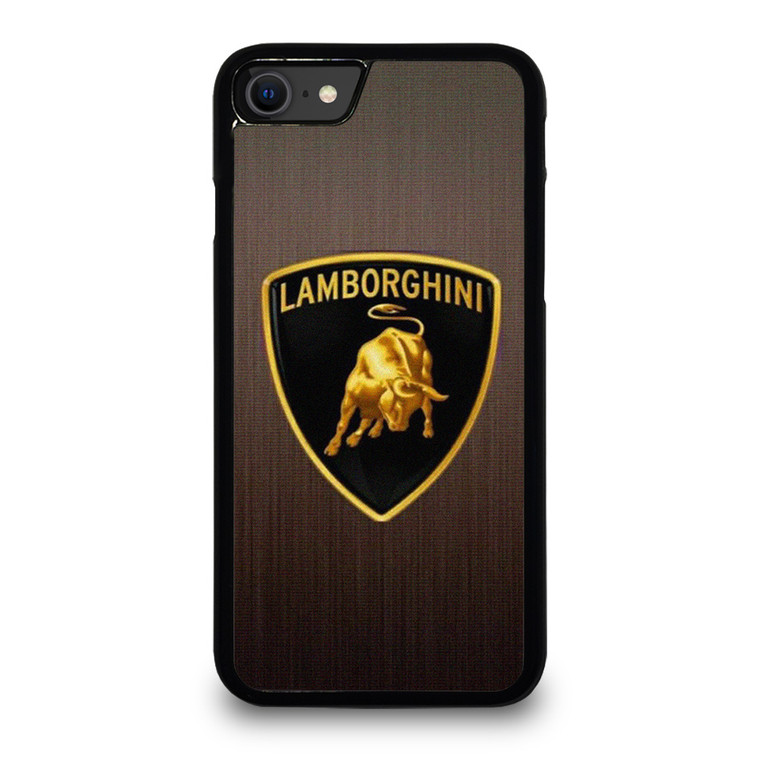LAMBORGHINI WOODEN LOGO iPhone SE 2020 Case Cover