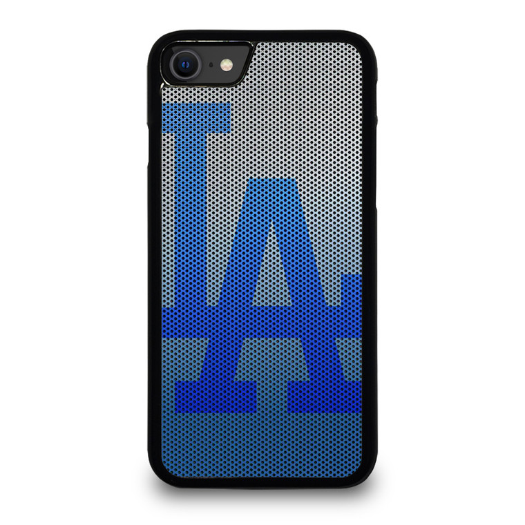 LOS ANGELES DODGERS METAL CARBON iPhone SE 2020 Case Cover
