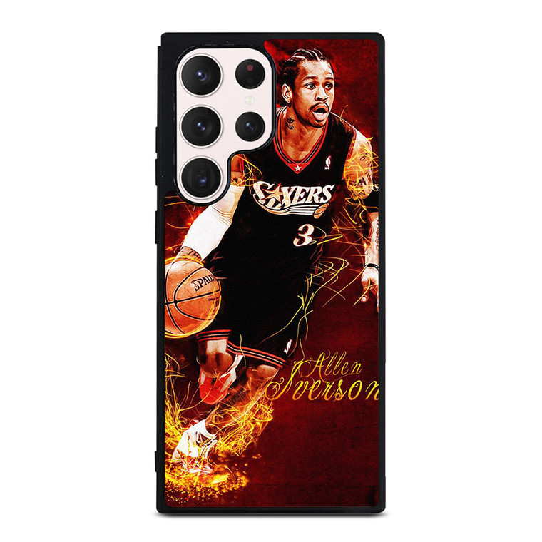 ALLEN IVERSON PHILADELPHIA SIXERS ART  Samsung Galaxy S23 Ultra Case Cover