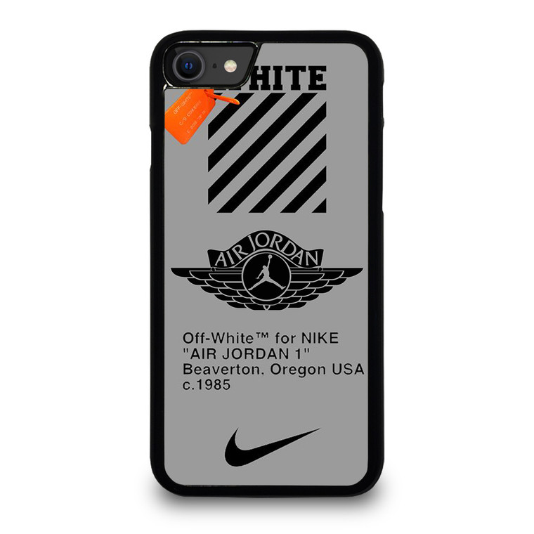 OFF WHITE NIKE AIR JORDAN COLLAGE iPhone SE 2020 Case Cover