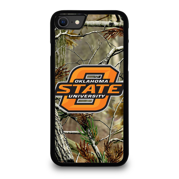 OKLAHOMA STATE UNIVERSITY CAMO LOGO iPhone SE 2020 Case Cover