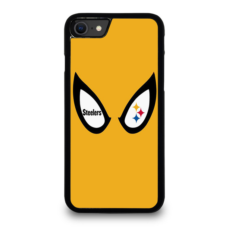 PITTSBURGH STEELERS SPIDERMAN LOGO iPhone SE 2020 Case Cover