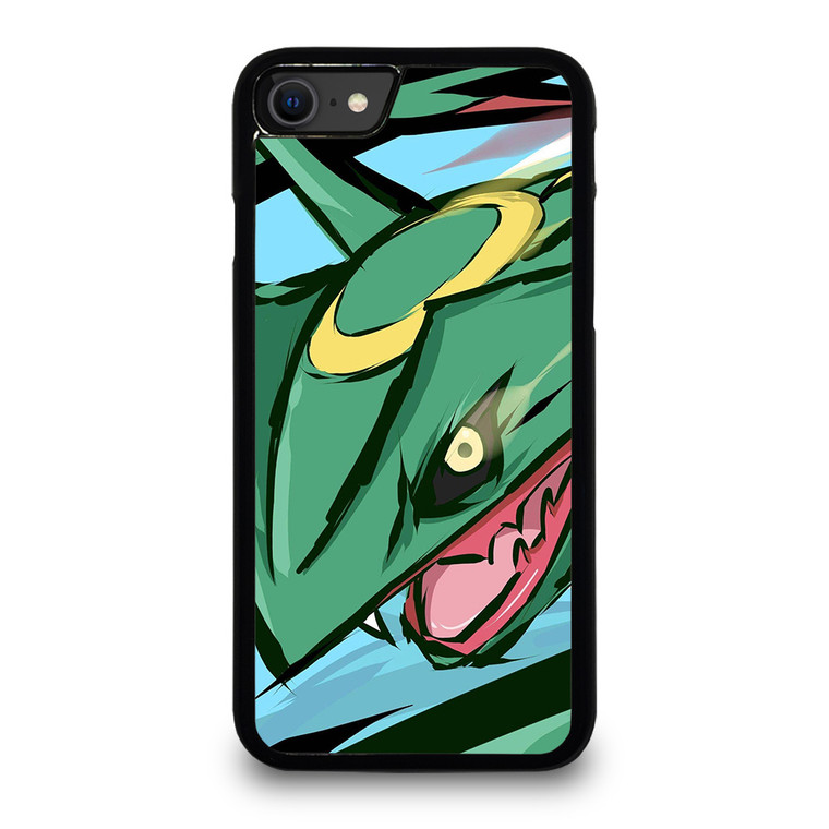 POKEMON RAYQUAZA ANIME CARTOON iPhone SE 2020 Case Cover