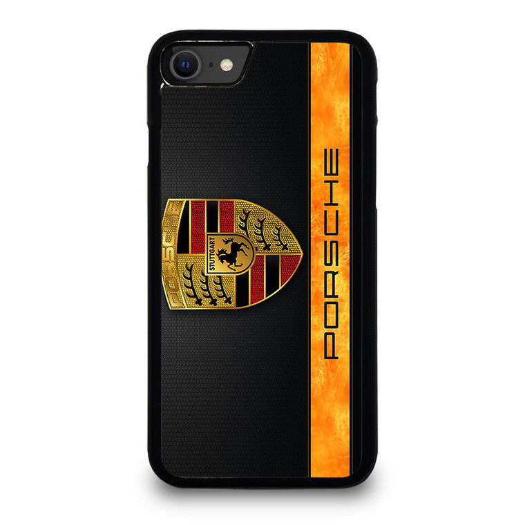 PORSCHE CARBON LIST LOGO iPhone SE 2020 Case Cover
