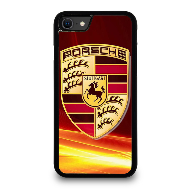 PORSCHE STUTTGART RED EMBLEM iPhone SE 2020 Case Cover
