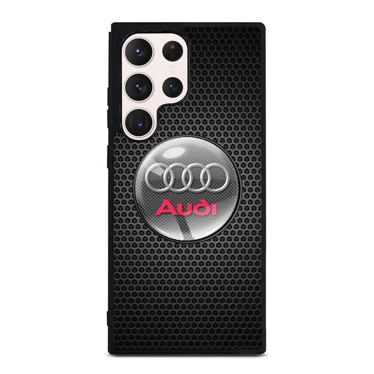 AUDI METAL CARBON EMBLEM  Samsung Galaxy S23 Ultra Case Cover