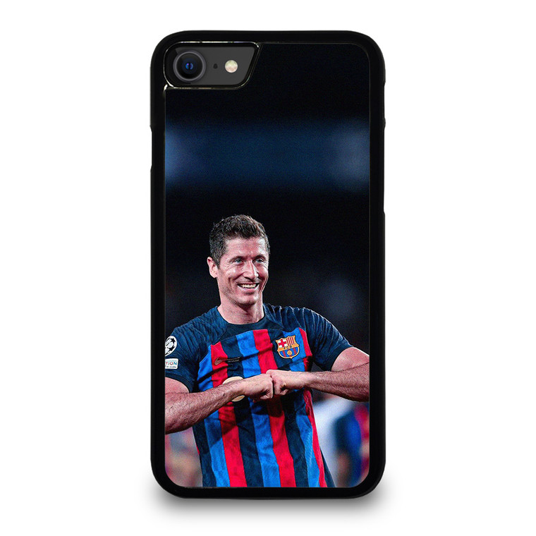 ROBERT LEWANDOWSKI BARCELONA iPhone SE 2020 Case Cover