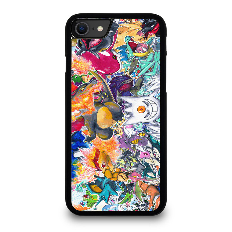 SHINY POKEMON ANIME COLLAGE iPhone SE 2020 Case Cover