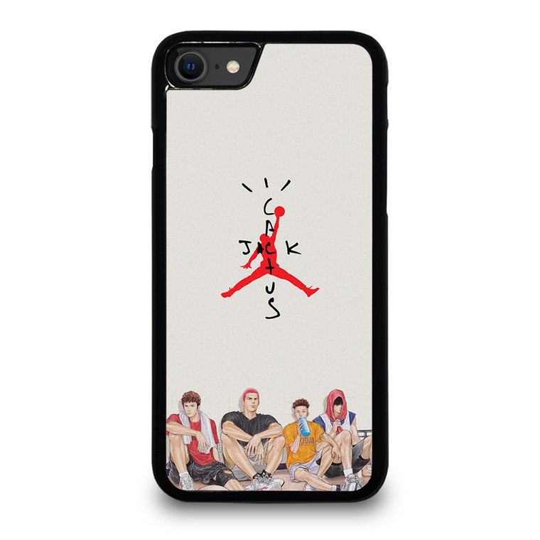 SLAM DUNK CACTUS JACK AIR JORDAN iPhone SE 2020 Case Cover