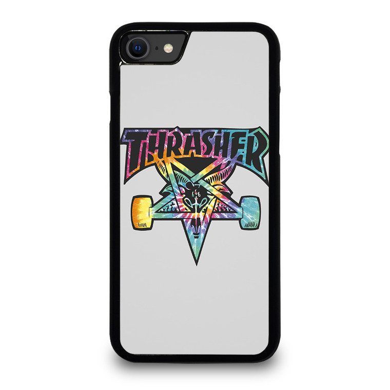 THRASHER SKATEBOARD TIE DYE LOGO iPhone SE 2020 Case Cover