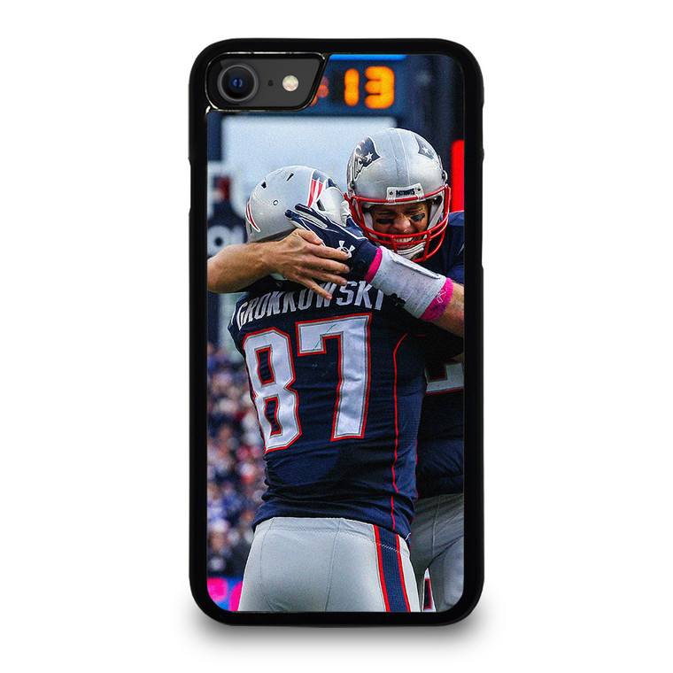TOM BRADY X ROB GRONKOWSKI NEW ENGLAND PATRIOT iPhone SE 2020 Case Cover