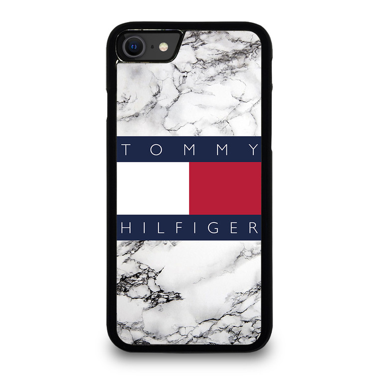 TOMMY HILFIGER WHITE MARBLE iPhone SE 2020 Case Cover
