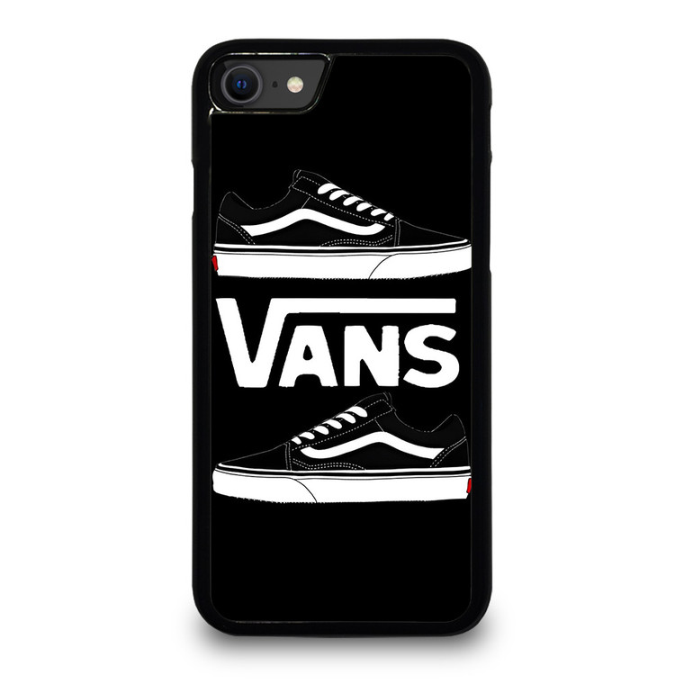 VANS OLD SKOOL BLACK iPhone SE 2020 Case Cover