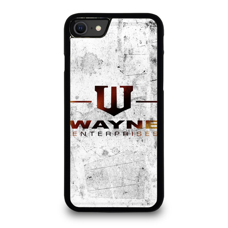 WAYNE ENTERPRISES WHITE LOGO iPhone SE 2020 Case Cover