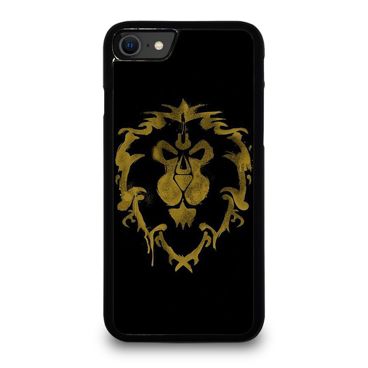 WORLD OF WARCRAFT ALLIANCE BLACK LOGO iPhone SE 2020 Case Cover