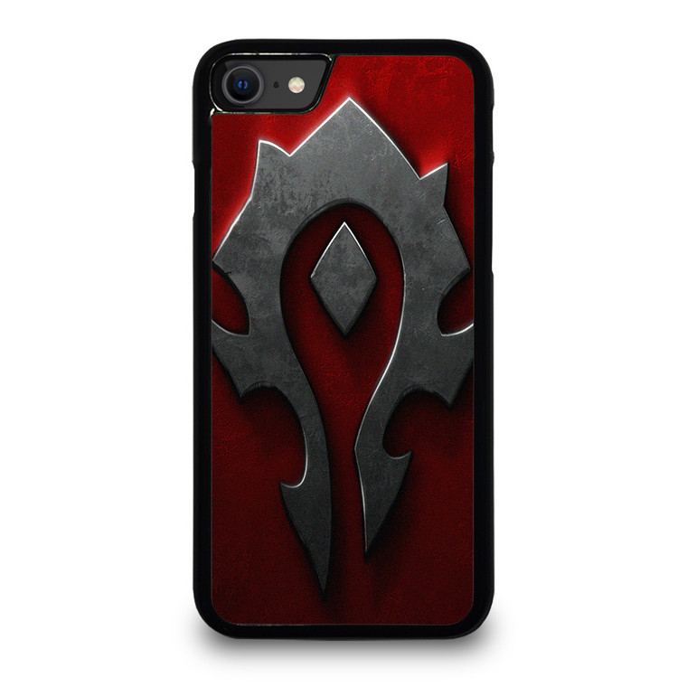 WORLD OF WARCRAFT HORDE BLACK LOGO iPhone SE 2020 Case Cover