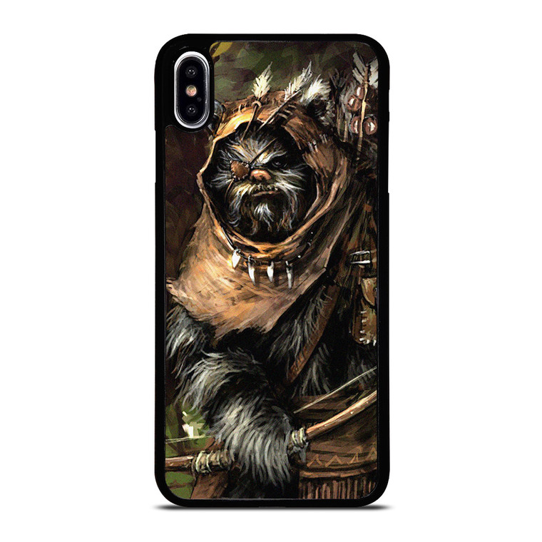 EWOK STAR WARS MOVIES ART iPhone XS Max Case Cover