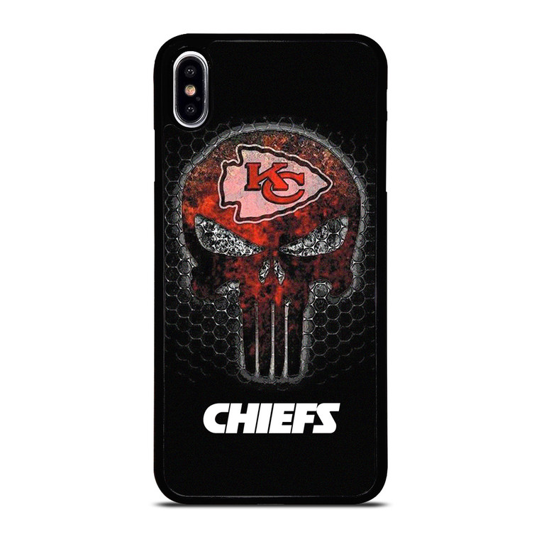 KANSAS CITY CHIEFS THE PUNISHER LOGO iPhone XS Max Case Cover