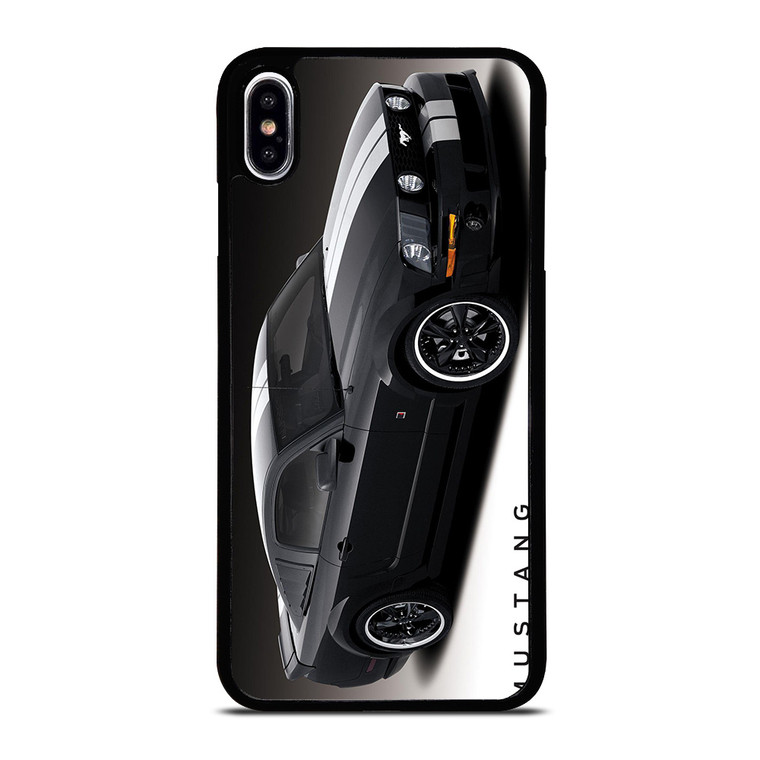 MUSTANG GT SPOT CAR BLACK iPhone XS Max Case Cover