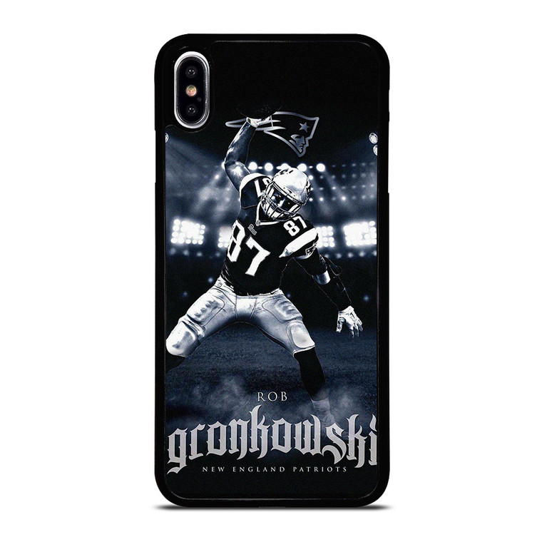 NEW ENGLAND PATRIOT ROB GRONKOWSKI FOOTBALL iPhone XS Max Case Cover