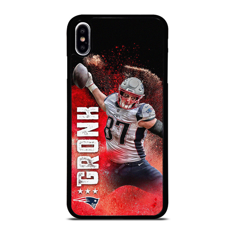 NEW ENGLAND PATRIOT ROB GRONKOWSKI NFL iPhone XS Max Case Cover