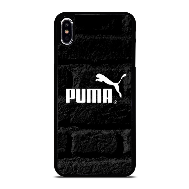 PUMA BLACK WALL TEXTURE iPhone XS Max Case Cover