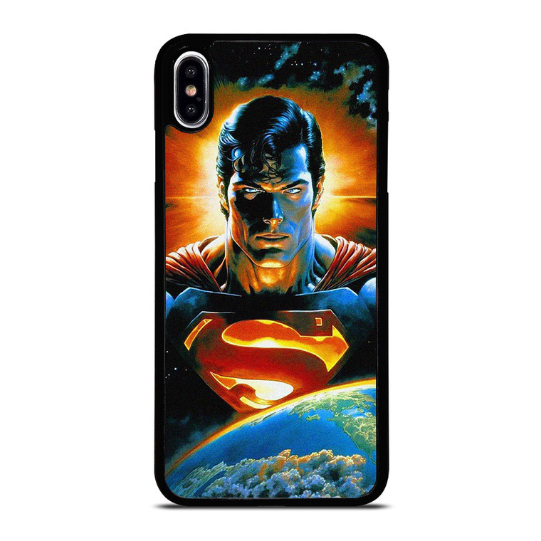 SUPERMAN WORLD CARTOON iPhone XS Max Case Cover