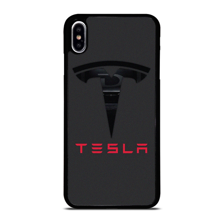 TESLA SILHOUETTE LOGO ICON iPhone XS Max Case Cover