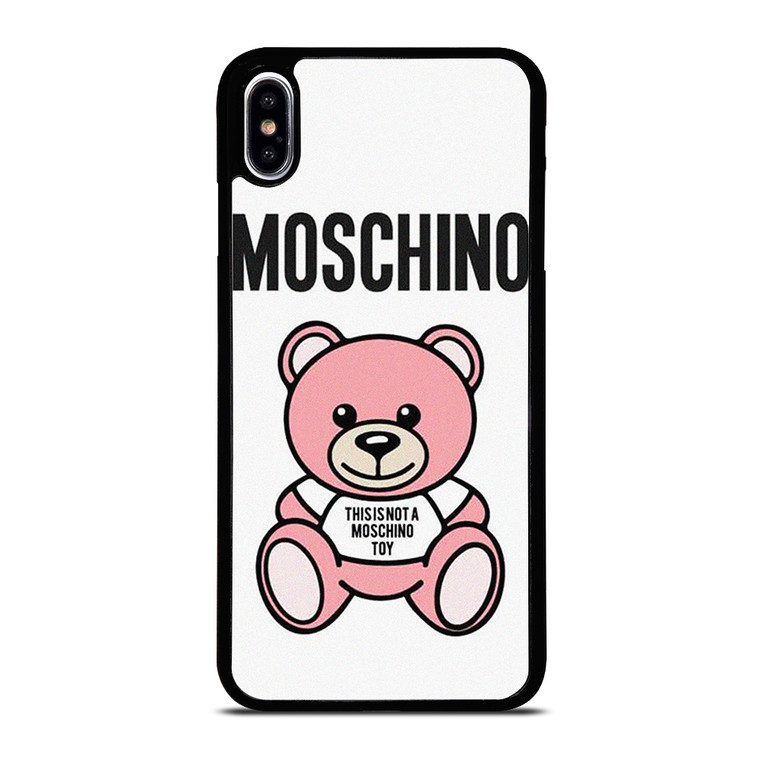 THIS IS NOT MOSCHINO TOY BEAR PINK iPhone XS Max Case Cover