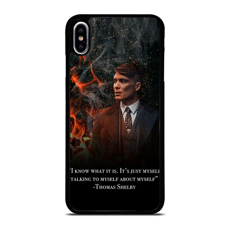 THOMAS SHELBY PEAKY BLINDERS QUOTES iPhone XS Max Case Cover