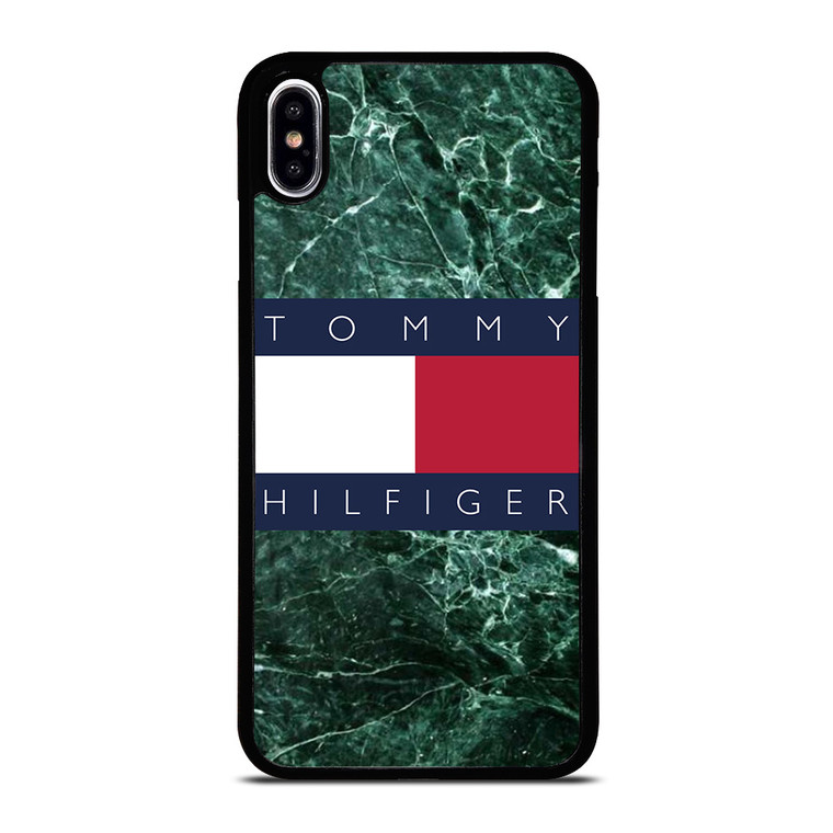 TOMMY HILFIGER GREEN MARBLE iPhone XS Max Case Cover