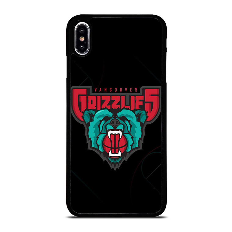 VANCOUVER GRIZZLIES BASKETBAL LOGO iPhone XS Max Case Cover