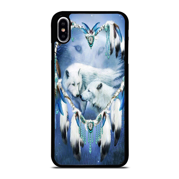 WHITE WOLF DREAMCATCHER iPhone XS Max Case Cover