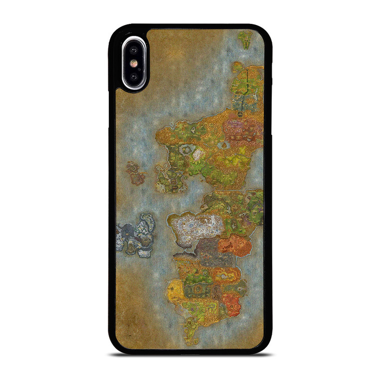 WORLD OF WARCRAFT GAMES MAP iPhone XS Max Case Cover